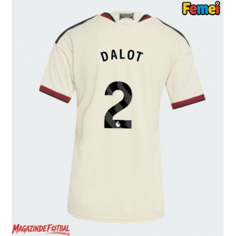 Manchester United Diogo Dalot #2 Tricou Fotbal Replică 2026-27 Femei Treilea